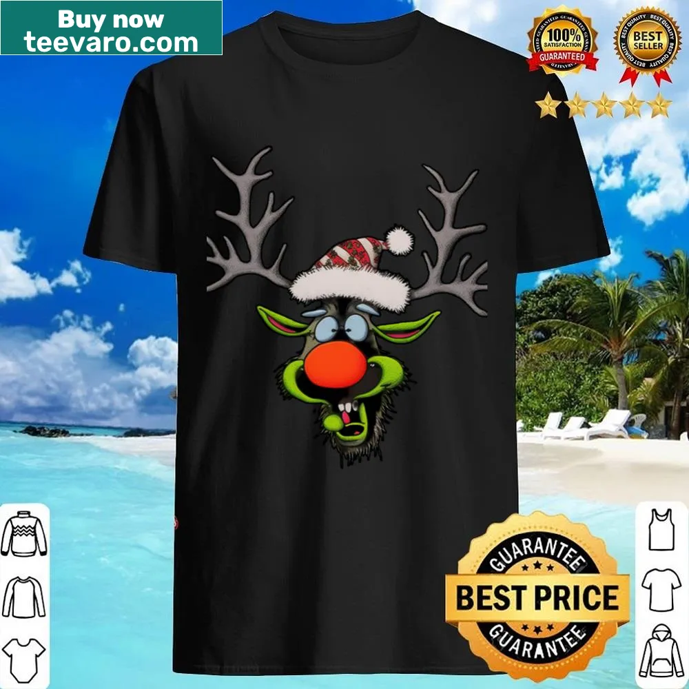 Joyful Christmas Reindeer 19 shirt with festive design