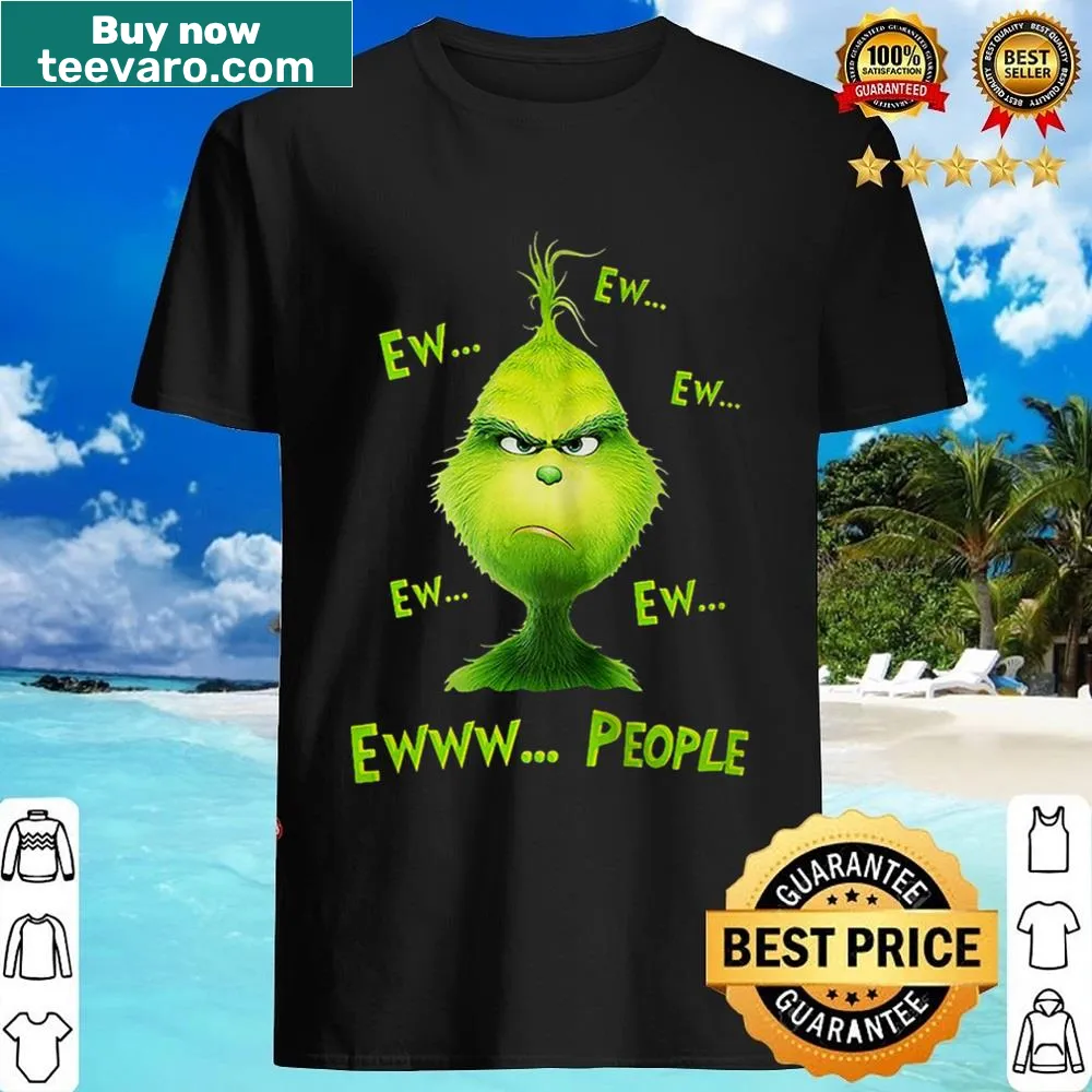 Bold holiday shirt with quirky text and Santa hat graphic
