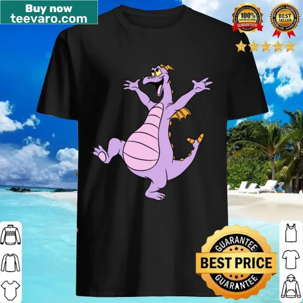 Illustration of Figment character on an essential shirt