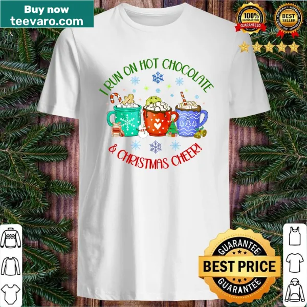 Funny shirt with 'I Run On Hot Chocolate' slogan
