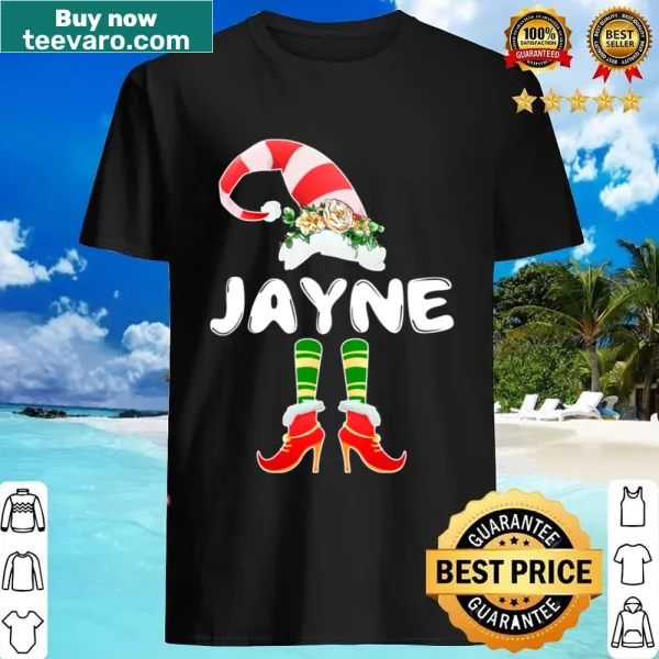 Cute elf-themed shirt for women with playful holiday design