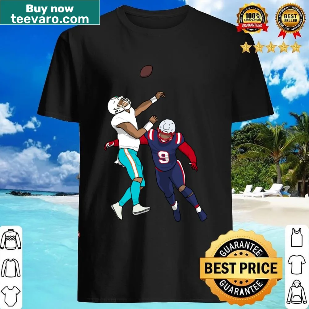 Playful shirt featuring cartoon graphic of Judon