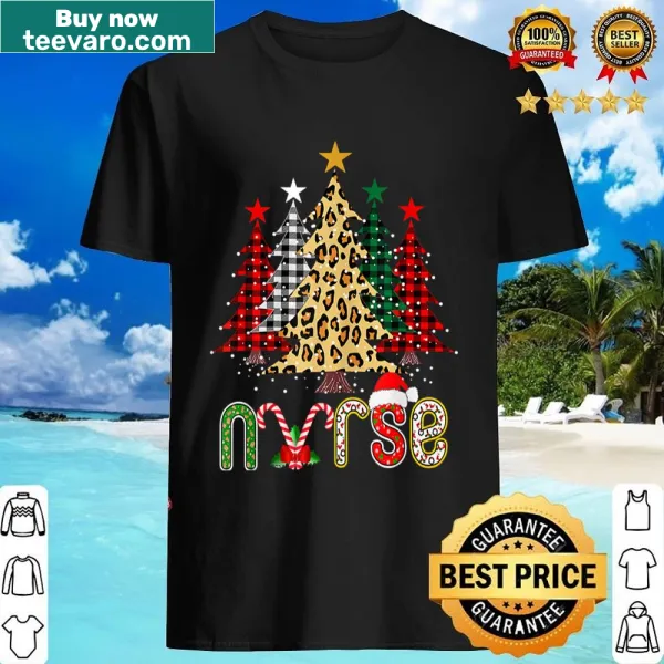 Christmas tree and stethoscope design for nurses