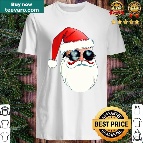 Vintage shirt featuring a classic Santa Claus illustration