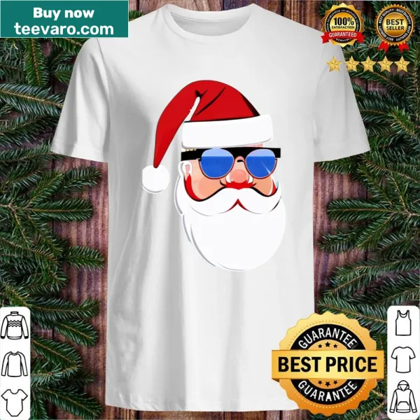 Vintage Santa t-shirt featuring a classic Santa Claus graphic