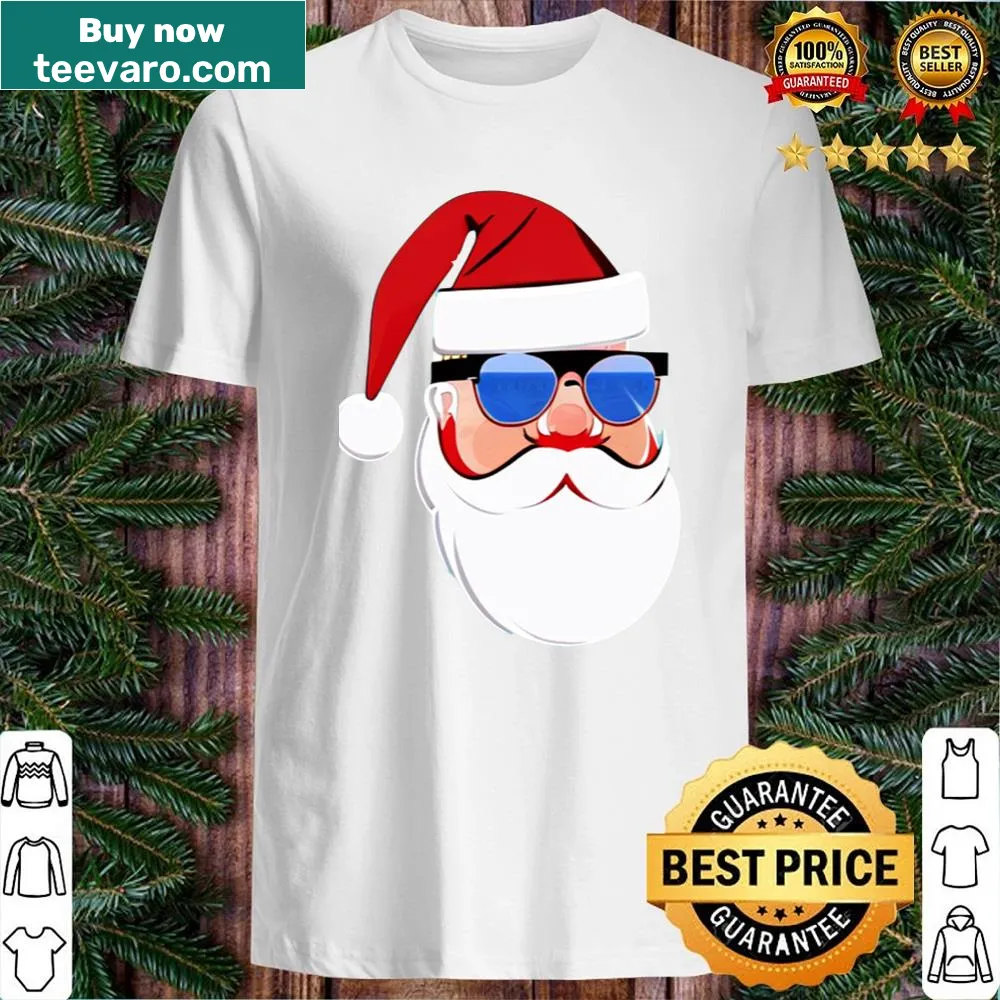 Vintage Santa t-shirt featuring a classic Santa Claus graphic