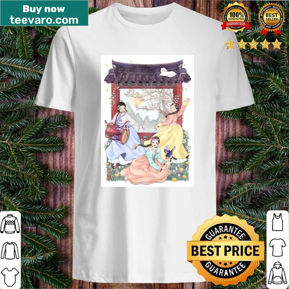 Illustrated shirt featuring a beautiful floral design