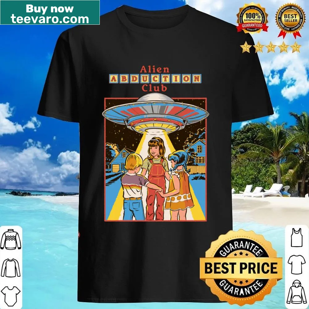 Whimsical shirt featuring aliens and a playful design for sci-fi fans