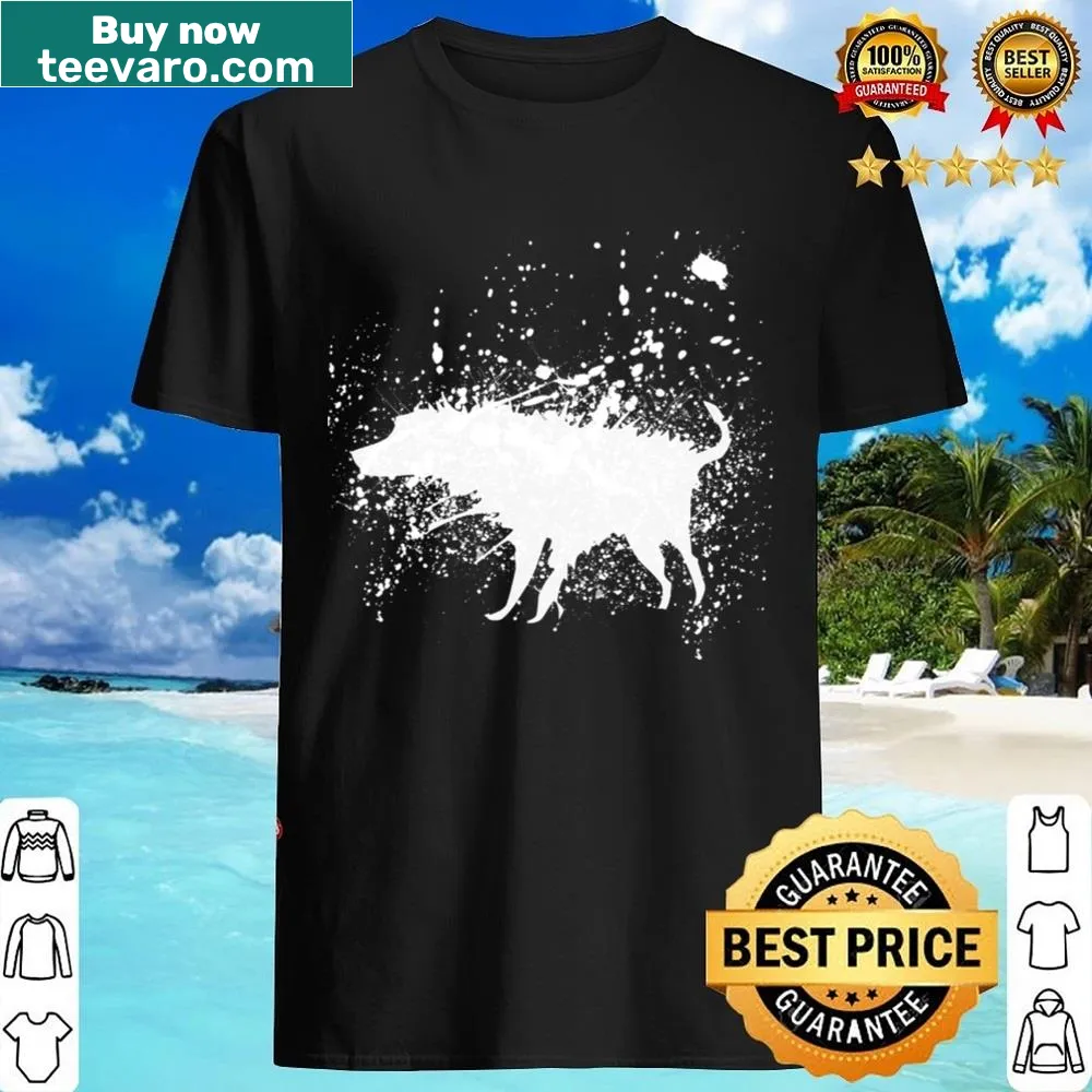 Dog design inspired by street art for casual wear