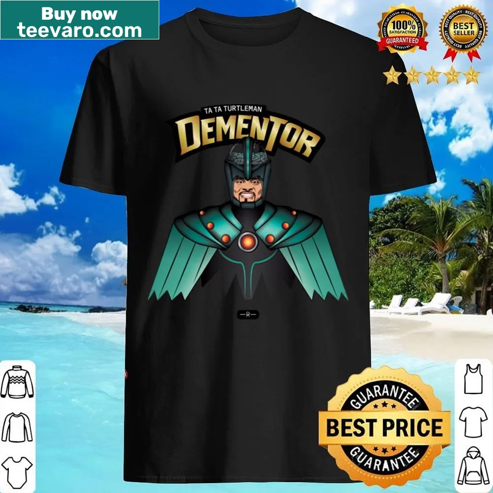 Dementor graphic on a casual fantasy-themed shirt