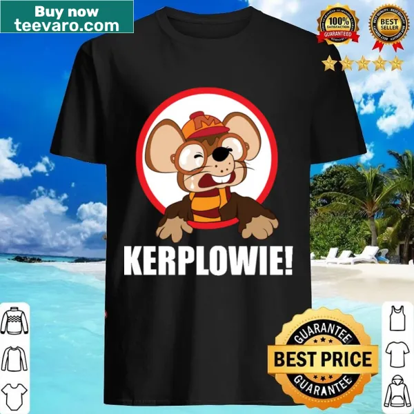 Playful Albert Mouse shirt with 'Kerplowie!' graphic