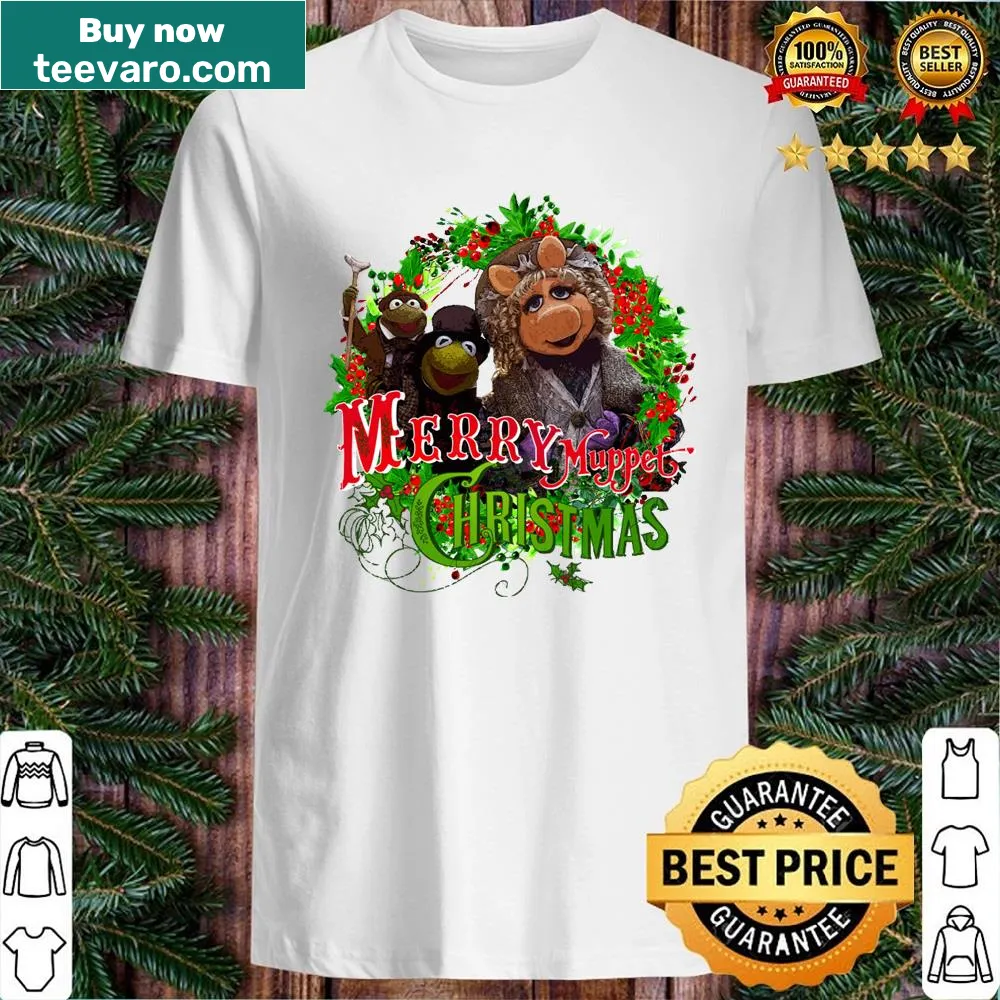 Nostalgic Christmas shirt with 'Merry Muppet Christmas' text