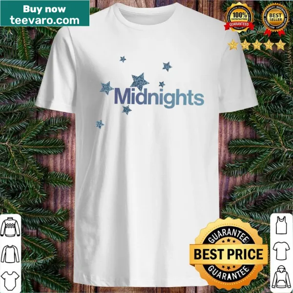 Night sky T-shirt featuring a design of midnight stars