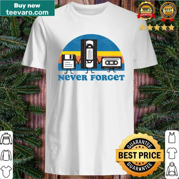Sentimental 'Never Forget' shirt with thoughtful design