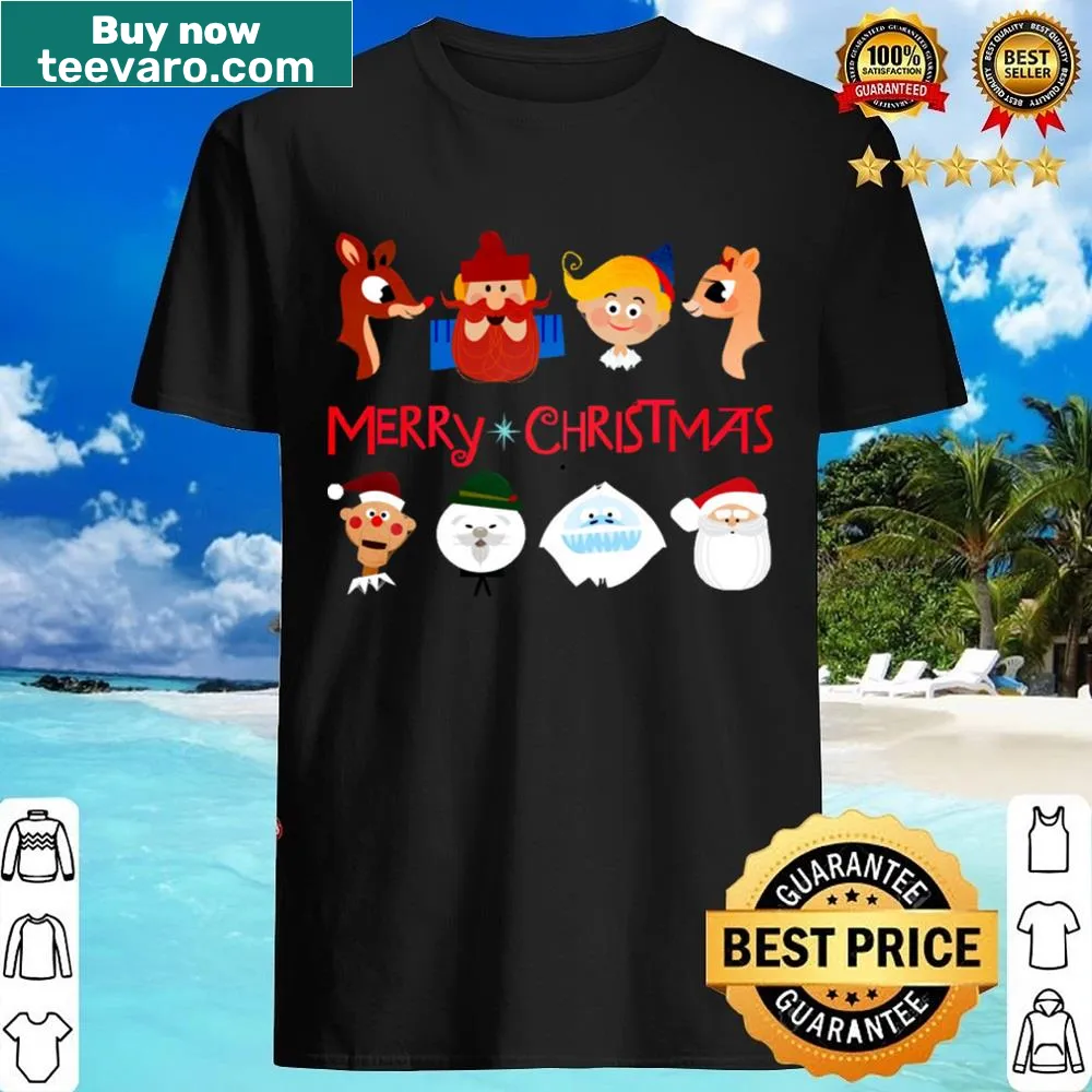 Graphic t-shirt featuring Rudolph the Red Nosed Reindeer