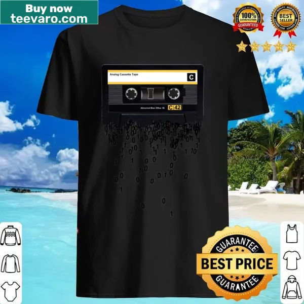 Vintage design celebrating cassette tapes on a T-shirt