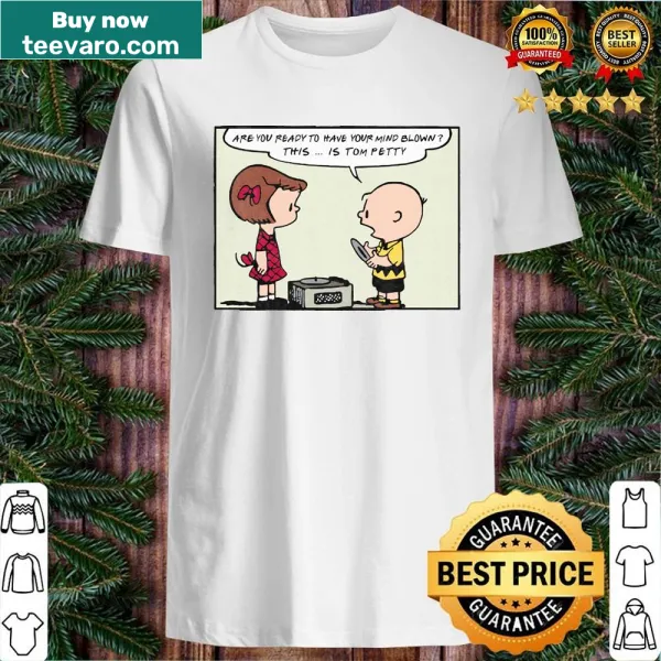 Tom Petty fan art shirt featuring vinyl design