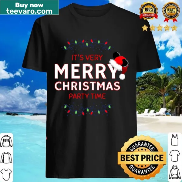 Festive Christmas party shirt with cheerful design