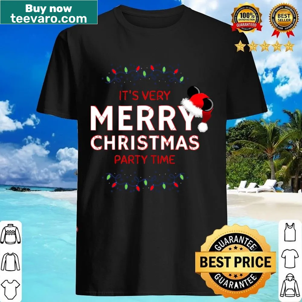 Festive Christmas party shirt with cheerful design