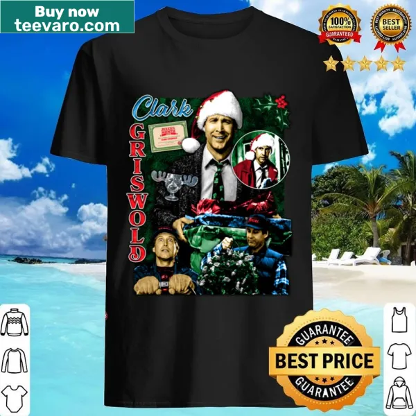 Vintage-themed shirt featuring Clark Griswold from holiday films