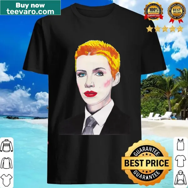 Illustrative Annie Lennox shirt celebrating her musical legacy.
