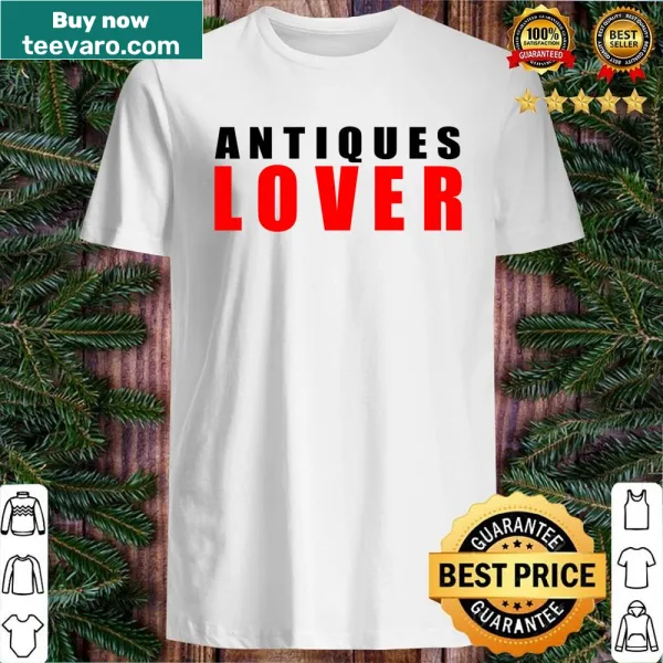 Whimsical graphic design for antique lovers on a casual shirt