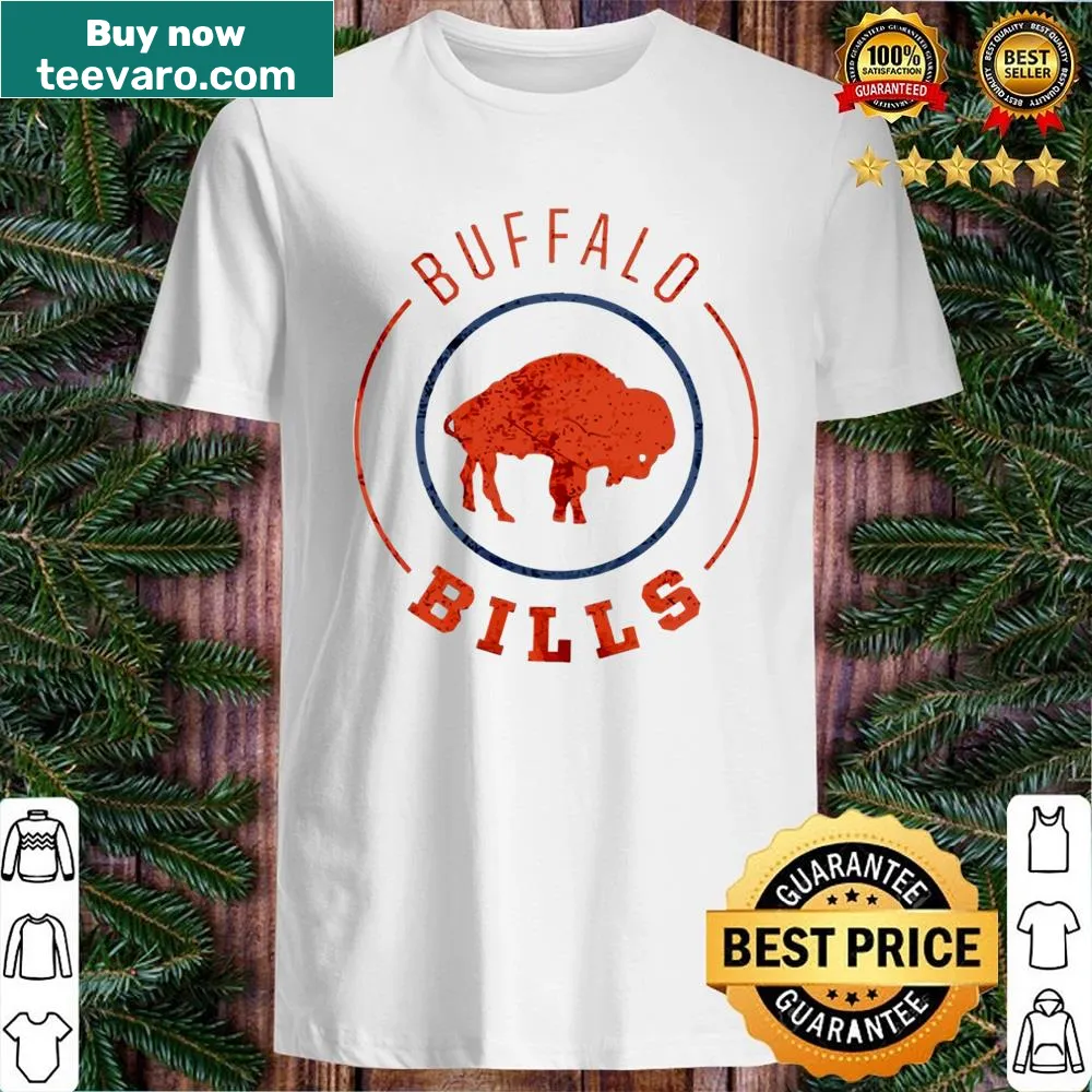 Retro Buffalo Bills football shirt design