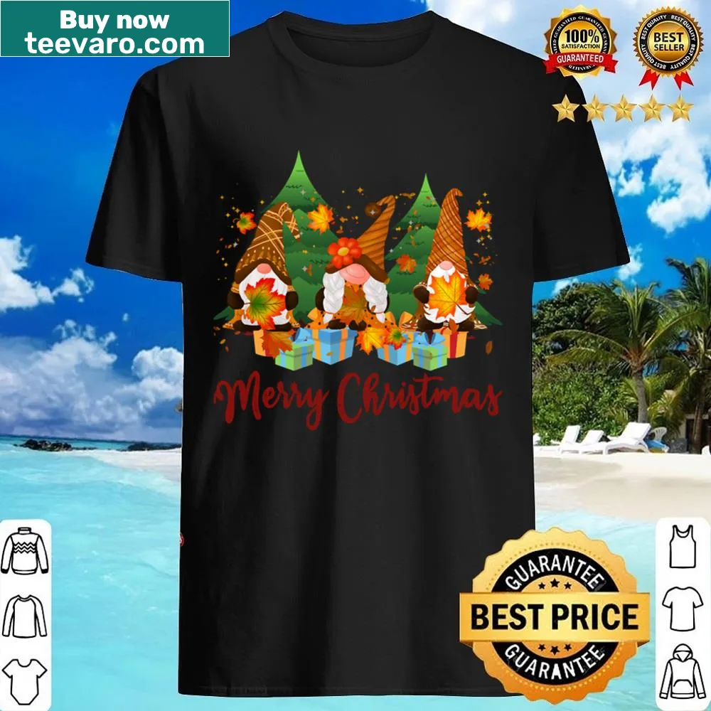 Cute Christmas shirt featuring funny gnomes graphic