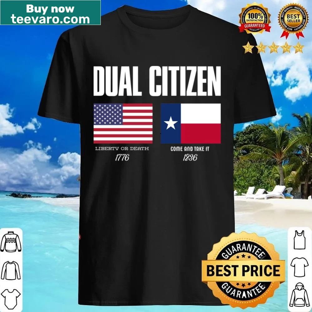 Vintage-style shirt honoring Texas Independence War
