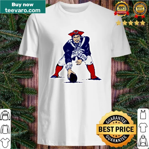 Patriots football shirt with bold typography