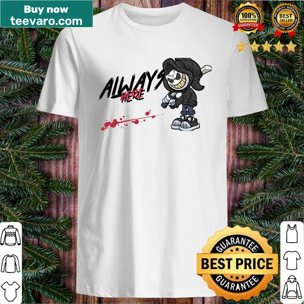 Horror-themed shirt with chilling graphics