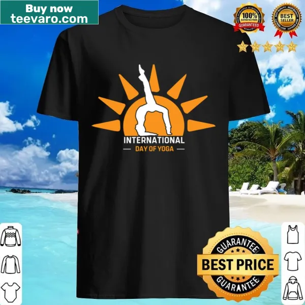 Shirt with 'International Day Of Yoga' for yoga lovers