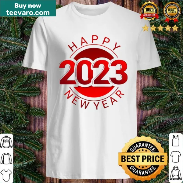 Funny New Year 2023 shirt with bold typography