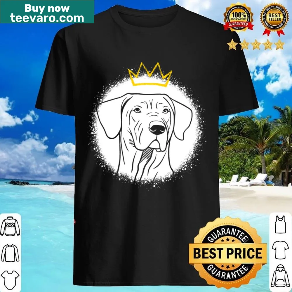 Illustrated shirt featuring a Rhodesian Ridgeback dog