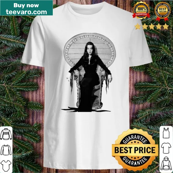 Morticia Addams shirt with an elegant design capturing her essence