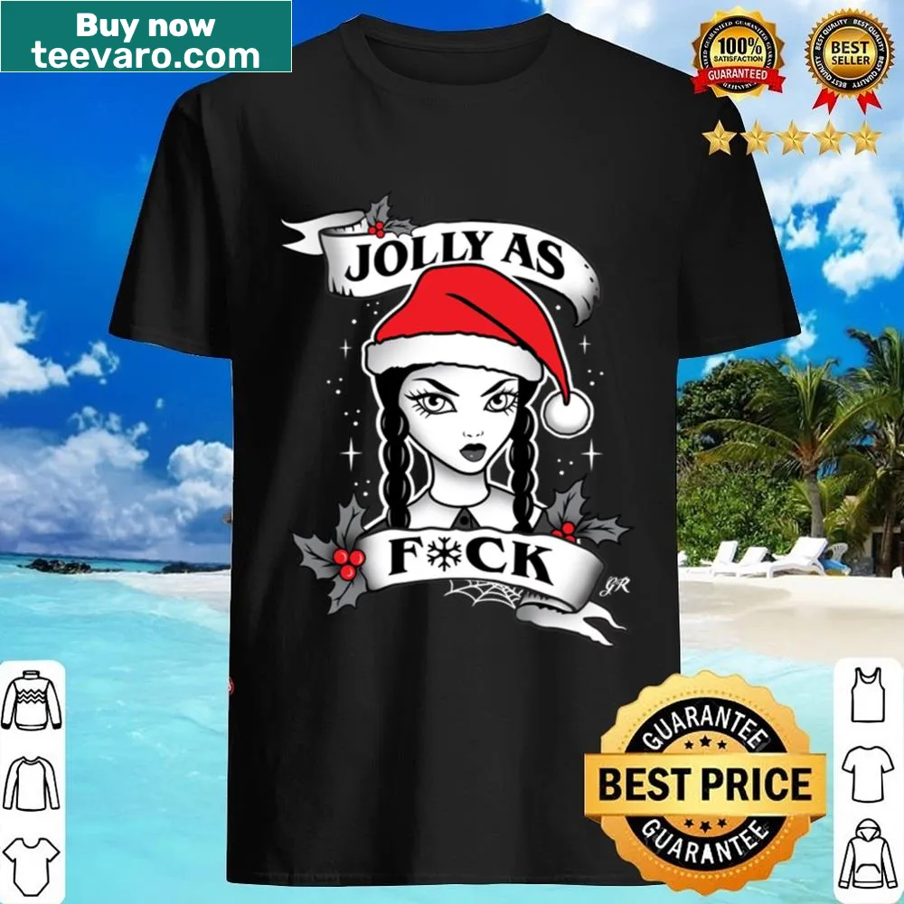 Wednesday Addams Christmas themed shirt
