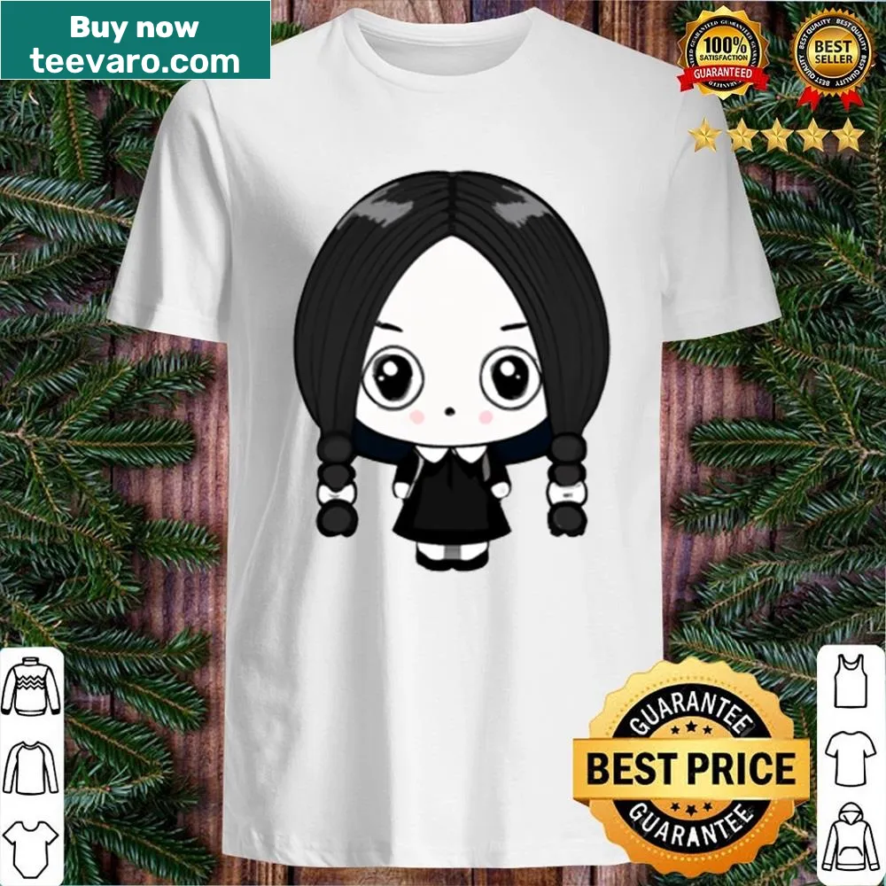 Kawaii style Wednesday Addams shirt