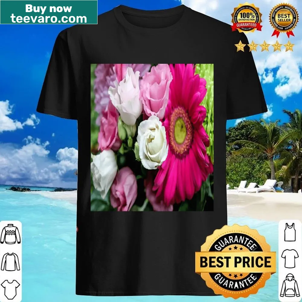 Shirt featuring a beautiful floral graphic