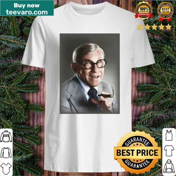 Vintage-style shirt featuring George Burns graphic