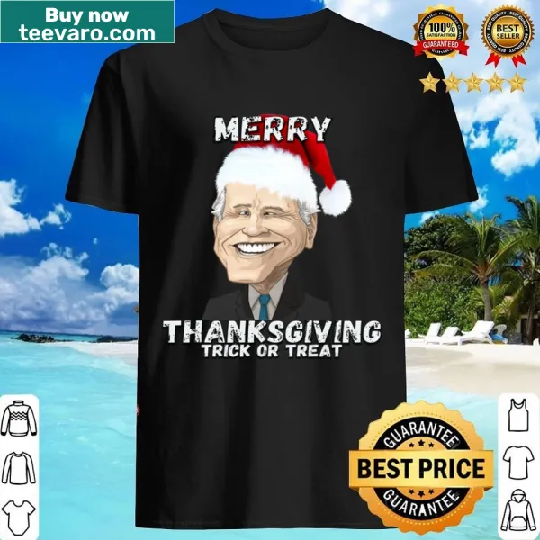 Humorous shirt featuring Joe Biden for Thanksgiving and Halloween