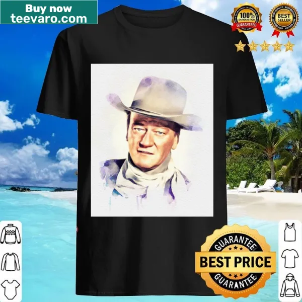 Illustrative shirt celebrating John Wayne