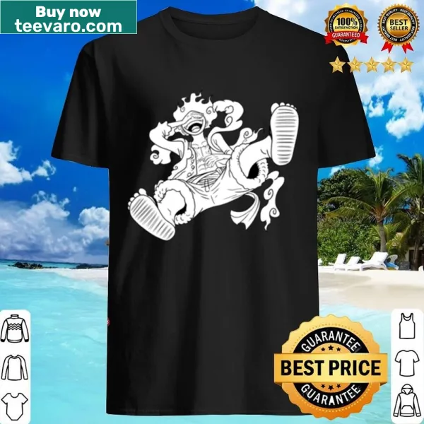 Shirt featuring Luffy in Joy Boy Nika form from One Piece