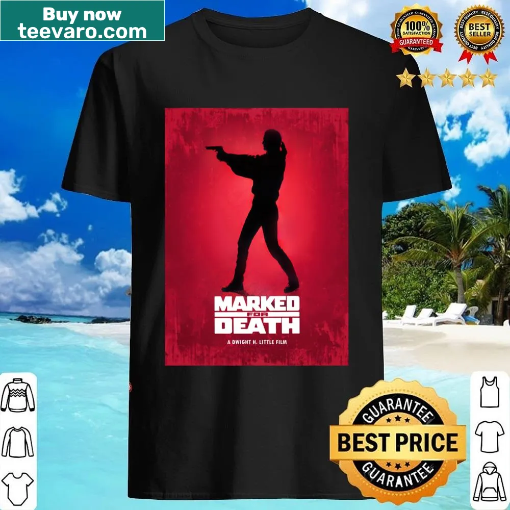 Marked For Death graphic typography t-shirt