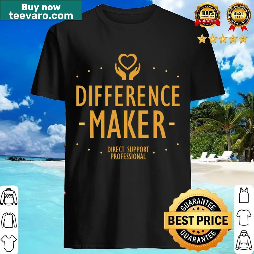 T-shirt reading 'Difference Maker' for nonprofit professionals