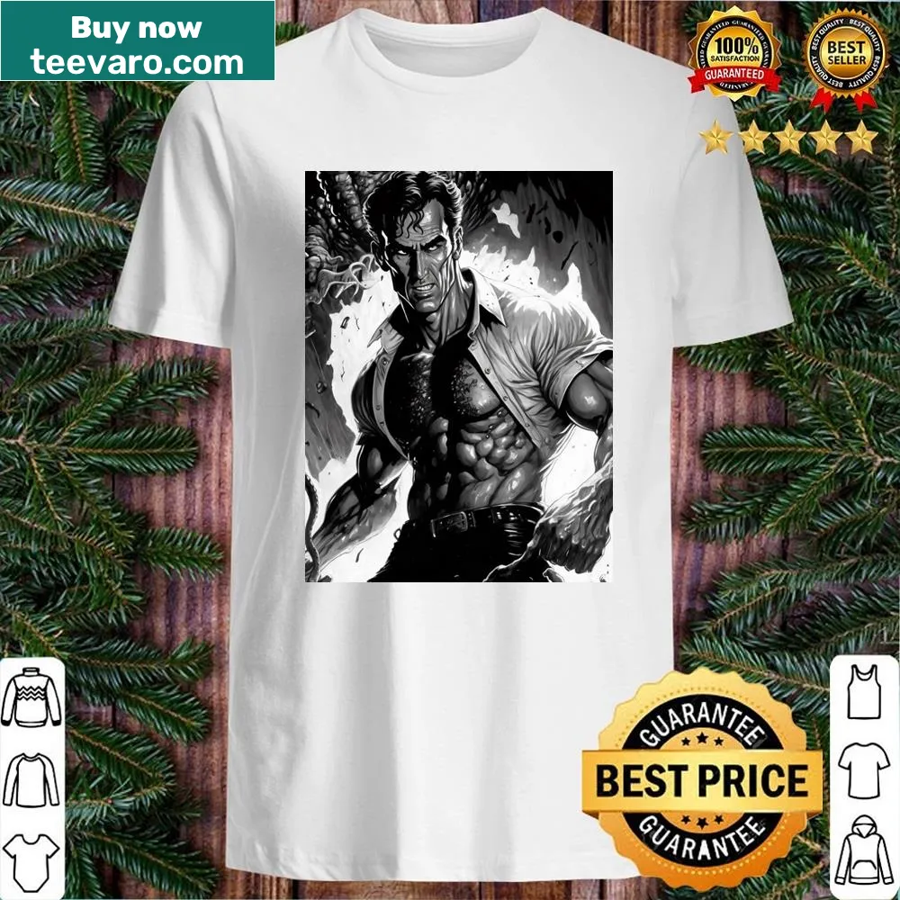 Typography shirt with a humorous movie hero saying