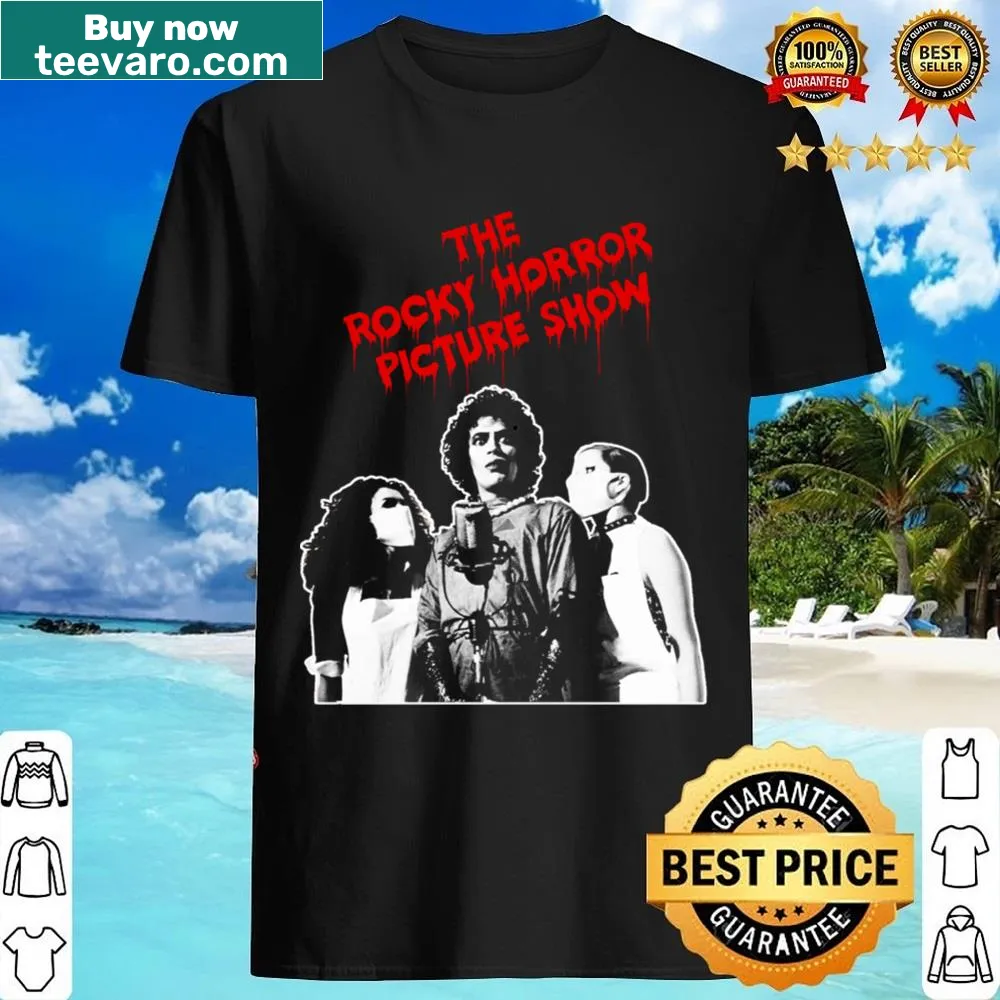 Shirt featuring iconic characters from The Rocky Horror Picture Show