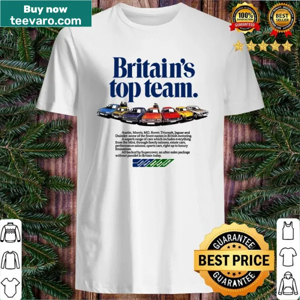 Vintage-style T-shirt inspired by the 1979 British Leyland advert.