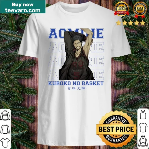 Shirt featuring an illustration of Aomine Daiki in action