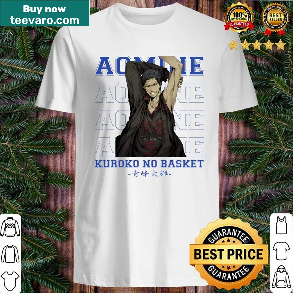Shirt featuring an illustration of Aomine Daiki in action