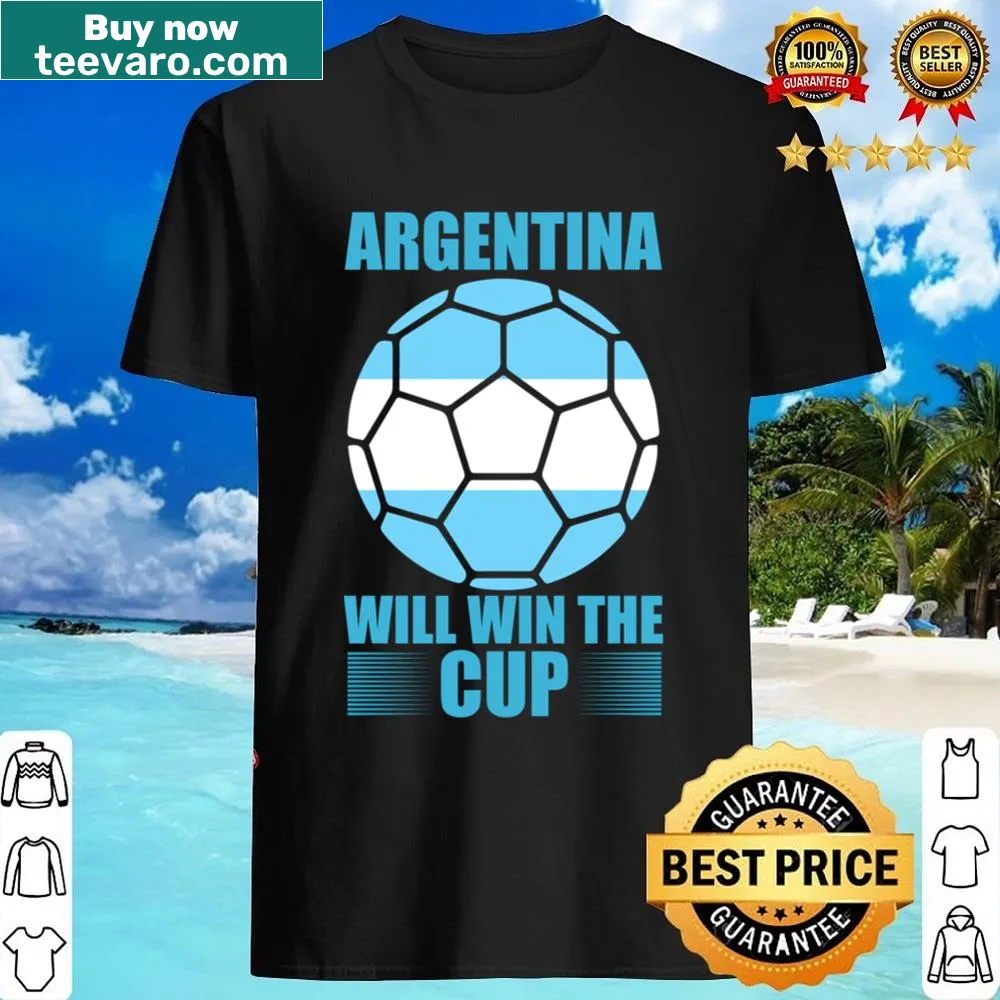 Argentina supporters shirt with text declaring support for the national team